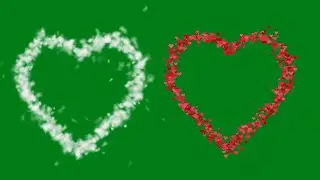 Particles Heart Animation, love shape cloud, particle of hearts, love shape with red particles