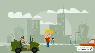 powtoon cartoon making sample test