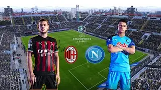 Ac Milan Vs Napoli - Quarter Final UCL 2023 - PES 2021 - PC