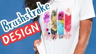 How To Create Brushstroke Designs In Canva | Easy Canva Tutorial