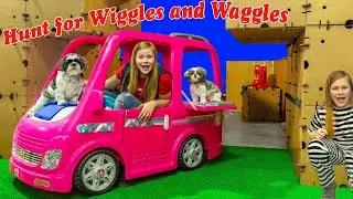 Assistant Hunts for Wiggles and Waggles in the World's Largest Box Fort