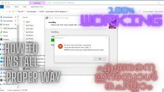 How To Fix Fitgirl Installation Issue Malayalam
