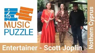 Entertainer - Scott Joplin - Musiс Puzzle, Northern Cyprus. Yevg. Volkova, Vas. Mironov, Buğçe Çakir