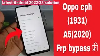 Oppo A5 2020 FRP Bypass😲 Android 11 Without PC || oppo a5 2020 frp bypass latest version🤗🤗