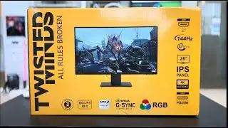 #ريفيوهات pcd الاسبوعية شاشة لعشاق الالعاب TWISTED MINDS 4K 144Hz #viral #viralvideo #gaming #lcd
