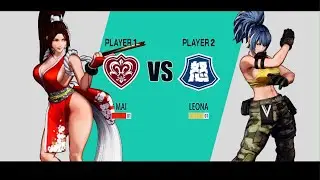 PS5 The King of Fighters XV Mai Shiranui vs. Leona Heidern