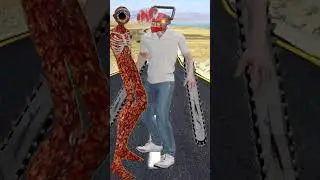 Siren Head vs chainsawman vs Doors Figure 