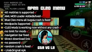 GTA VC ANDROID 1.11 all mobiles is supported💯 AML MOD Loader Added&fixed, All bugs fixed -2023