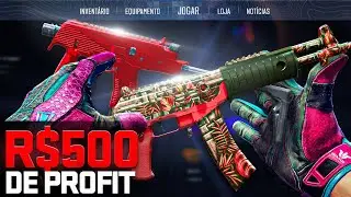 a casa A5 é pagante! PROFIT de R$500,00 em SKINS na estratégia mines