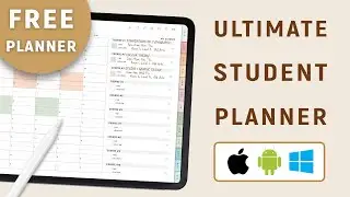 Best Student Digital Planner | FREE Goodnotes Student Planner