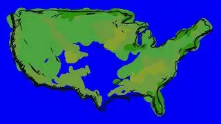 America Map Sketch Animation || copyright Free ||