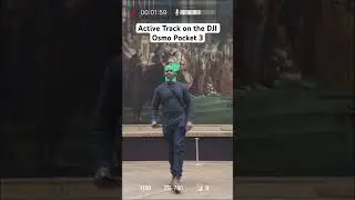 Active track on the #dji  Osmo Pocket 3