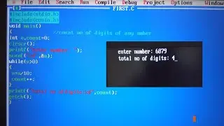 C program to Count Digits in a Number | C programming