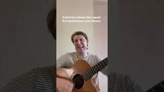 Last chance to get tix for my CA shows this week! LA, Napa & Big Sur - erichutchinson.com/shows