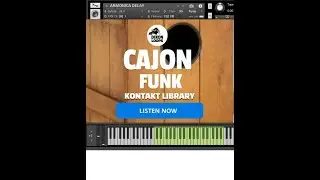 CAJON FUNK - Kontakt Library / Dixonloops.com