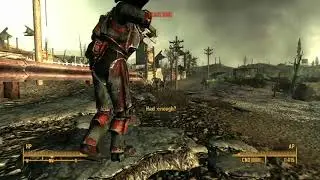 BoS Outcasts vs Robots random event round 1 - Fallout 3