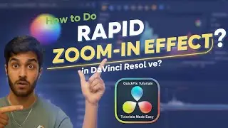 How to Do Rapid Zoom-In Effect in DaVinci Resolve?
