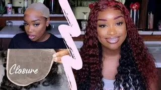 LACE CLOSURE?? | HOW TO MELT & COLOR (NO BLEACH) LIKE A PRO | ASTERIA HAIR BEST DEEP WAVE HAIR