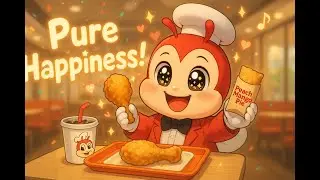 🍔✨ Chibi Jollibee’s Happy Restaurant Day | Cute Jollibee 