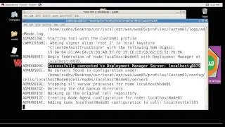 federate custom node to a deployment manager websphere application server v 8 5 on Linux