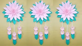 HIASAN DINDING DARI KERTAS ORIGAMI | CARA MEMBUAT HIASAN DINDING DARI KERTAS ORIGAMI #papercraft