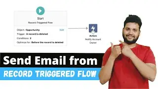 Record Triggered Flow to send email to the Account Owner | Record Triggered Flows Scenario 5