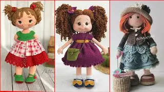 Cute Amigurumi dolls design #knit  #easypaperart