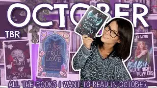 October TBR (2023) 👻 | Diving into Spooky Season w/ Fantasy Romances, Readalongs & New Releases