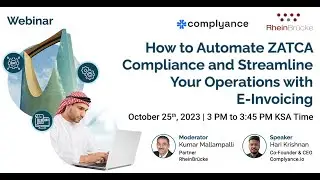 [Webinar] How to Automate ZATCA Compliance and Streamline Your Operations with E-Invoicing
