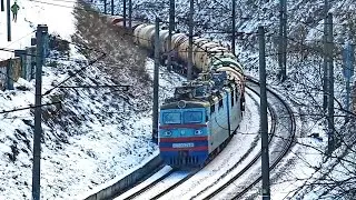 Электровоз ВЛ80Т-1473. Перегон Львов - БП 1479 км