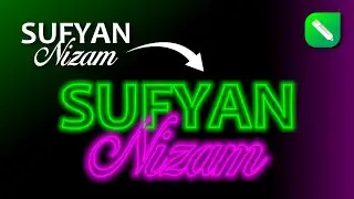 How To Make a NEON TEXT EFFECT in CorelDRAW
