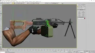 Создание анимаций для оружия «Far Cry» в 3DS-Max-8 часть № 7 - Анимация idle позы