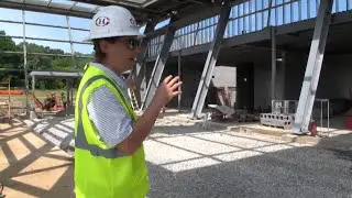The New Clear Creek Welcome Center is inching closer to the finish line