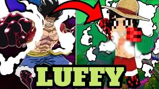How to add LUFFY in Minecraft (One Piece)