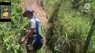 vejam deu ouro em pó no garimpo desativado,garimpo antigo ainda tem ouro