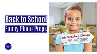 Funny Classic Back To School Photo Props - 1st Day of School Classroom Ideas | Big Dot of Happiness