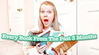 Every Book I've Read in the Past 3 Months // sharing every book I've read so far this year
