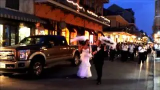 Newlyweds Dance in the Street (French Quarter, New Orleans)
