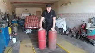 Супер гриль+смокер+мангал из газовых баллонов. Своими руками. Часть 1 /GRILL+SMOKER HAND MADE