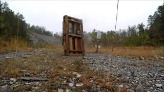 Spartan AR500 armor test 12g 3in slug 10-20yrds