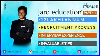 How he cracked Jaro Education Interview ? Placement Expeience | Jaro Education
