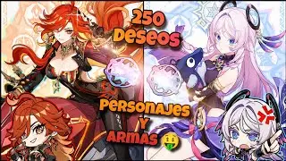 250 deseos en Mavuika y Citlalí ☠️ | Banners de Personajes y Armas | Genshin Impact