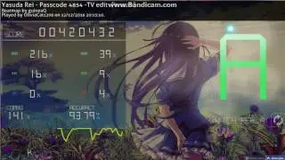osu! - Yasuda Rei - Passcode 4854 - TV edit - [Insane] Rank A
