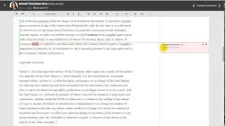 Online Editing of Word Documents