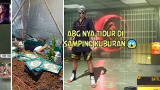Org ini tidur di samping kuburan😱