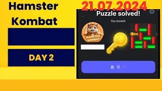 DAY 2 Hamster Combat Mini-Games: 21.07.2024 How to Always Get the Key!