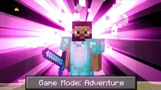 Beating Minecraft PE in Adventure Mode! Hardest Mode Ever