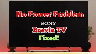 Sony LED TV No Power Indicator Problem Solution Live 🔥 Sony Bravia No Power Problem 🔥