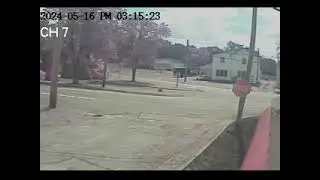 Bike hit by car