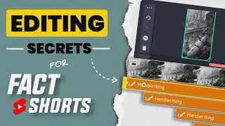 Viral Fact Short Videos की Editing ऐसे करते हैं 🔥 | How to edit Fact short Videos (PART - 2)